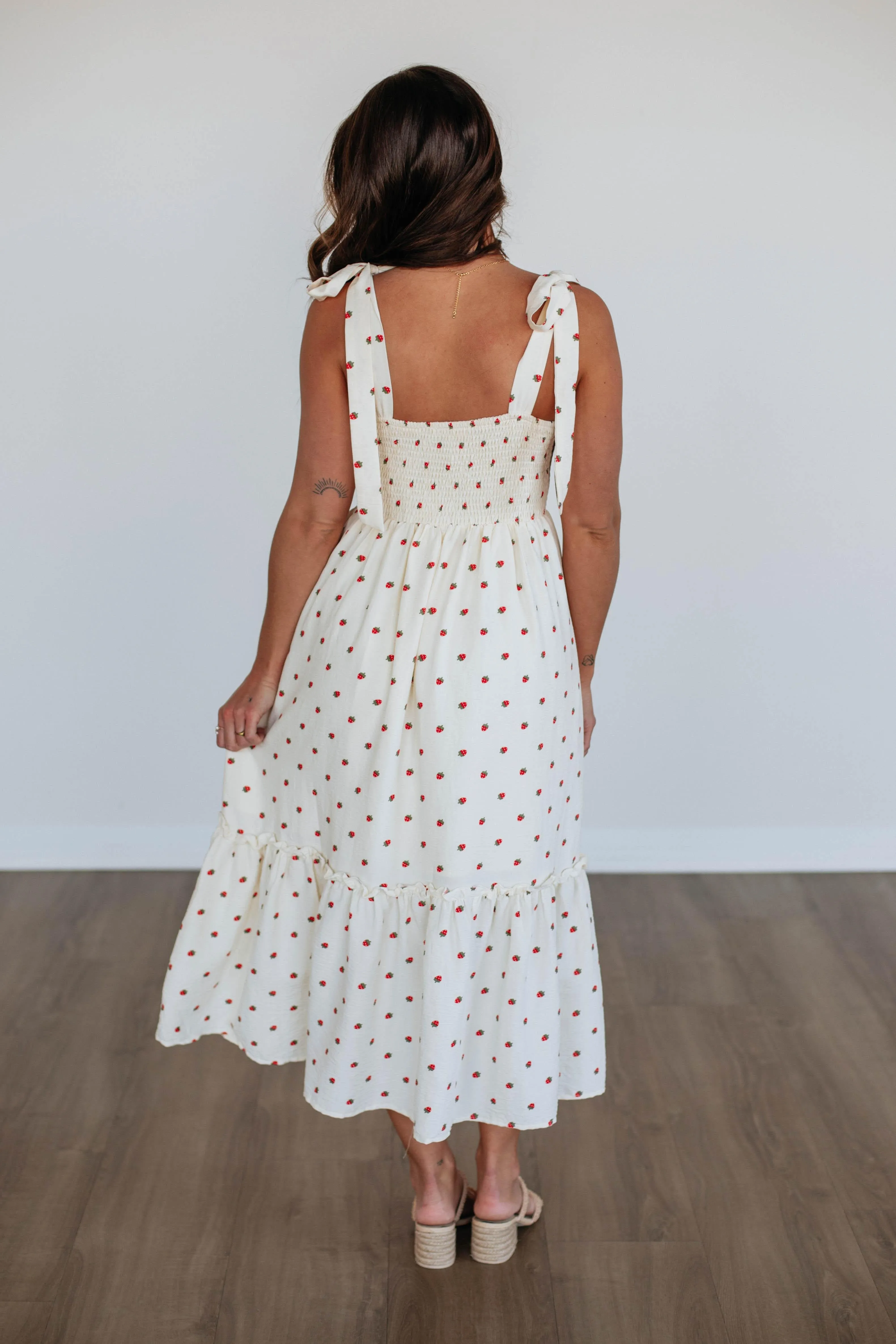Bridget Midi Dress Soft Ray Stylish springtime wear