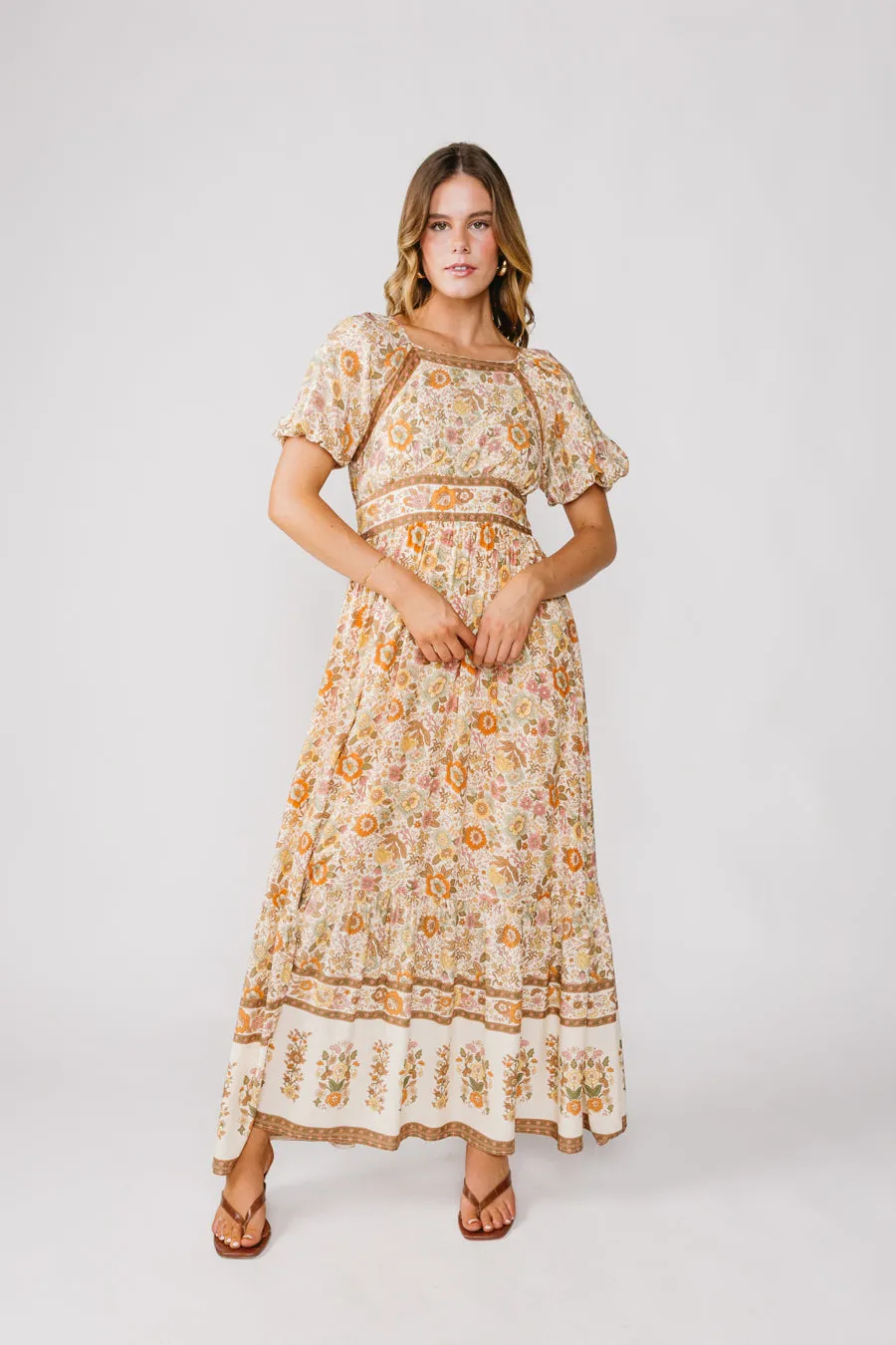Marigold Dress The relaxed fit of this maxi dress ensures all-day comfort while maintaining a stylish look