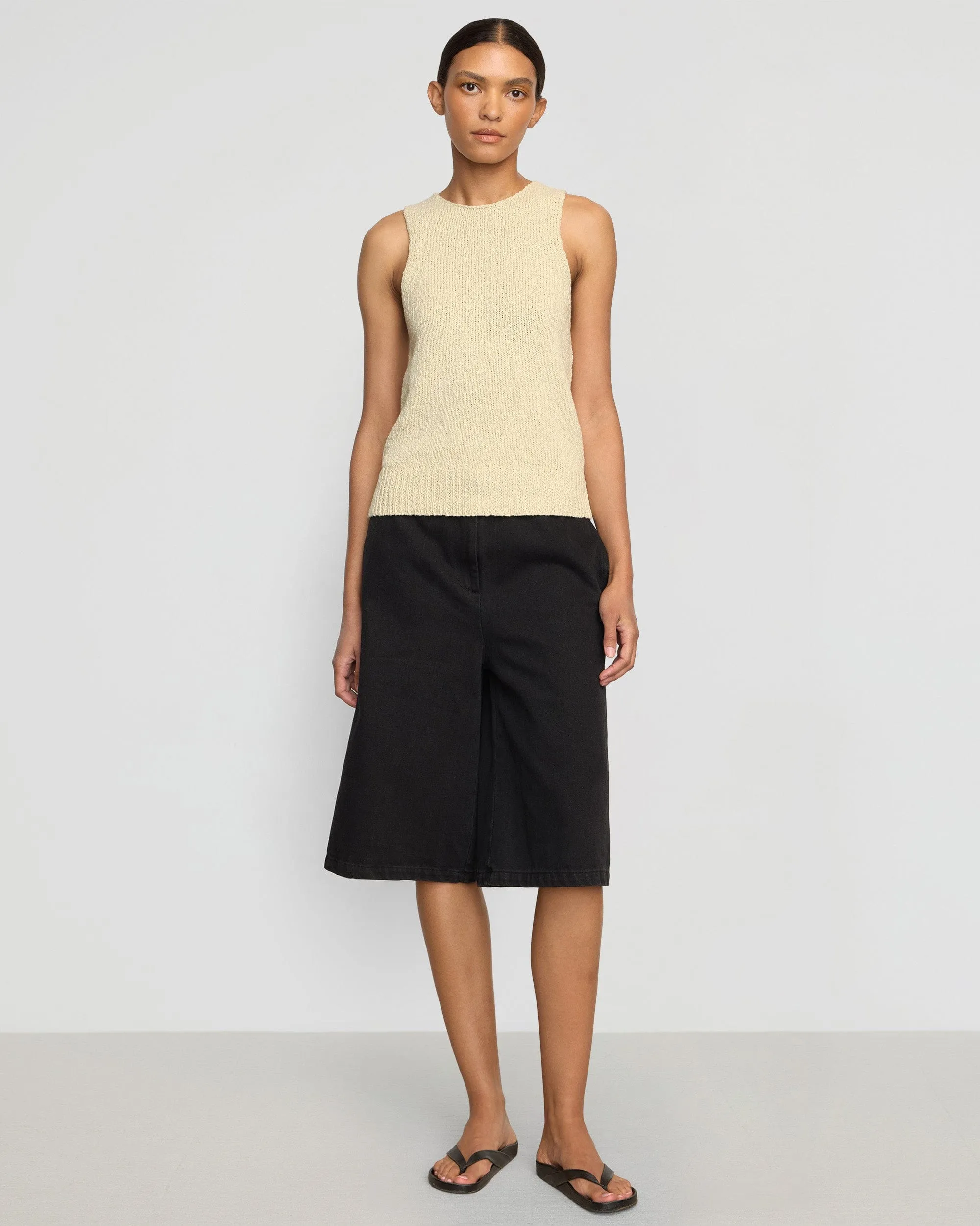 Layering Options Versatile Trend Arinna Tie-Racerback Organic Cotton Tank