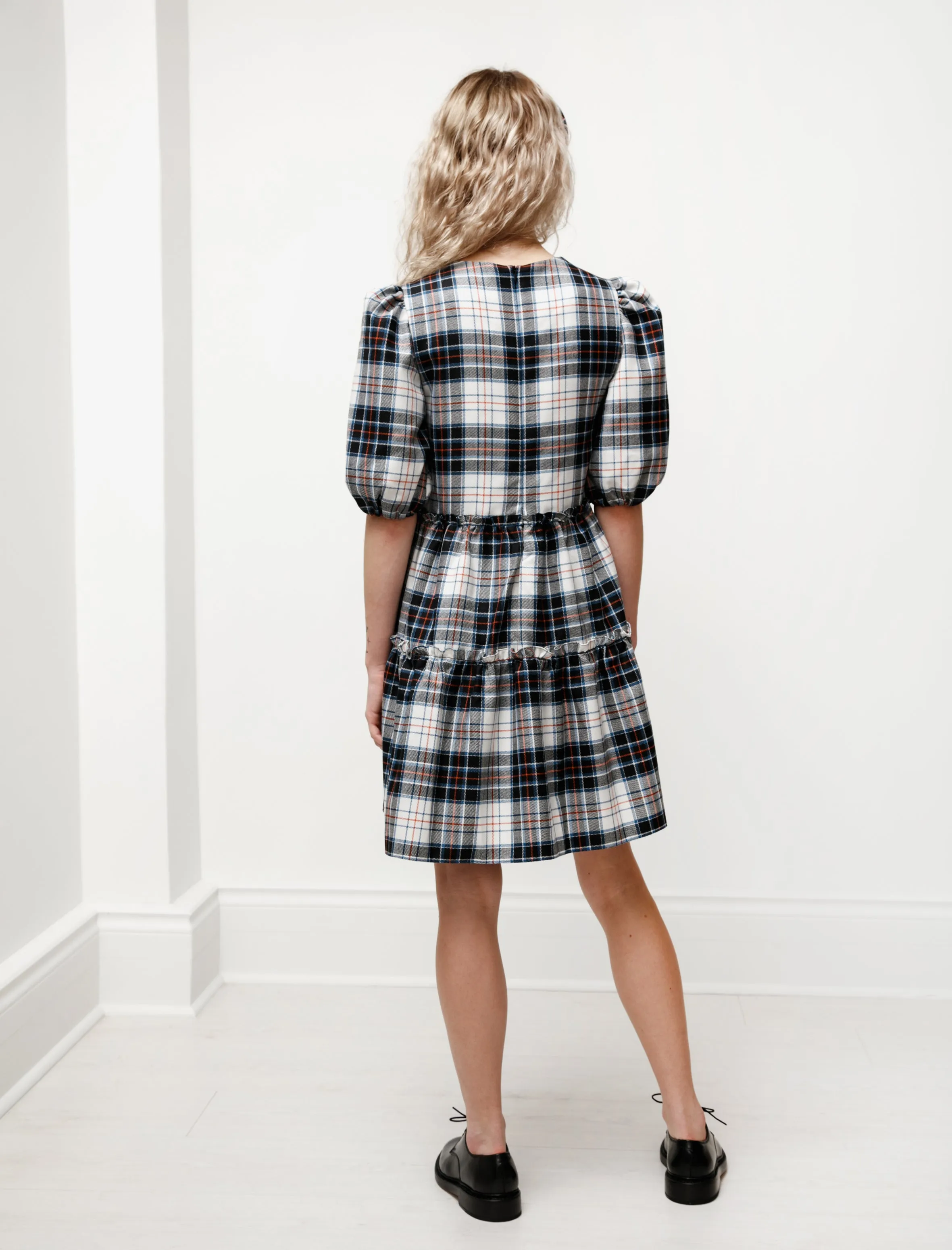 Casual Bottoms Smith Plaid Dress Cream/Multi