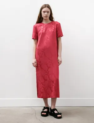 Sun Protection Fabric Sporty Dress Floral Split Dress Pink