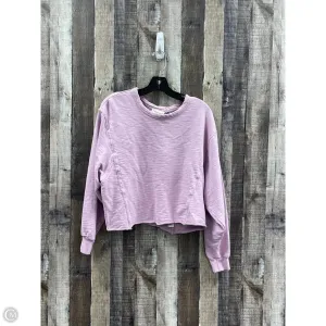 Sweatshirt Crewneck By Universal Thread In Purple, Size: M Workwear Essentials Quick Core