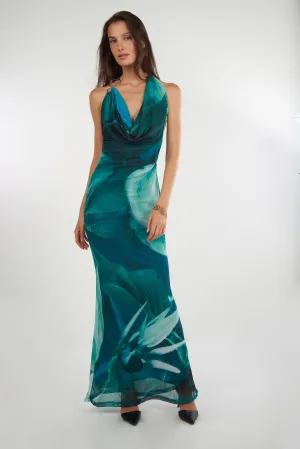 The simple yet refined design of this dress makes it easy to pair with different accessories Dot Play Robe en mesh ?? dos ouvert - DD4281B - (E-A15)