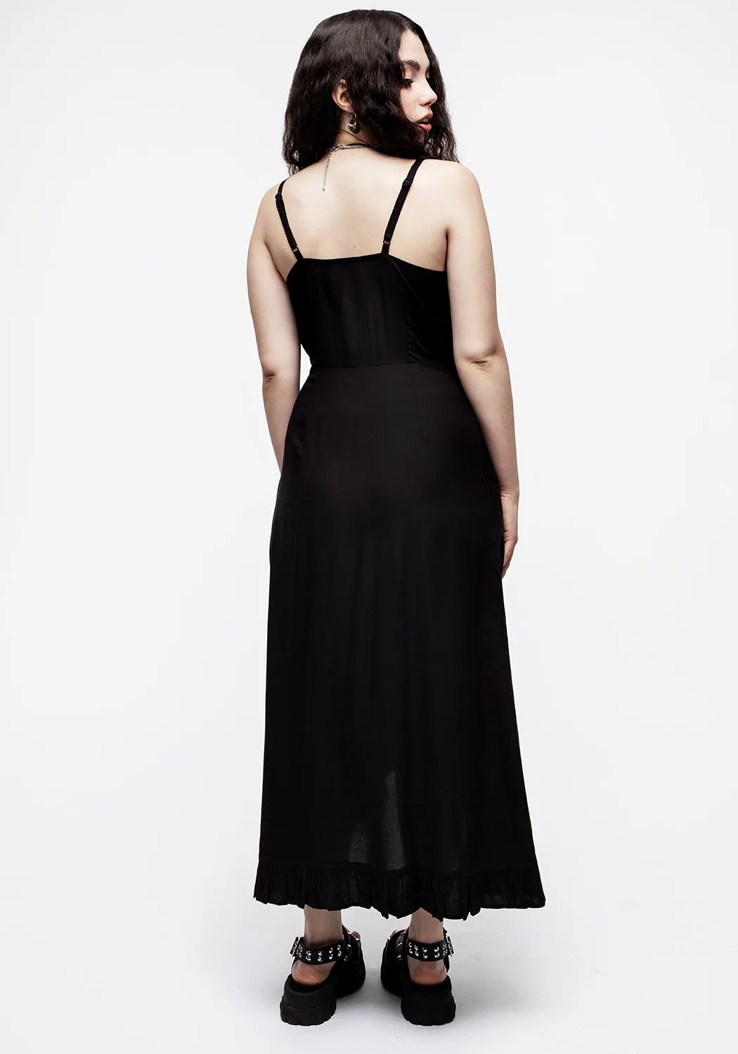 Eerie Cami Midaxi Wrap Dress Coastal Chic Fashionable day-to-night gown