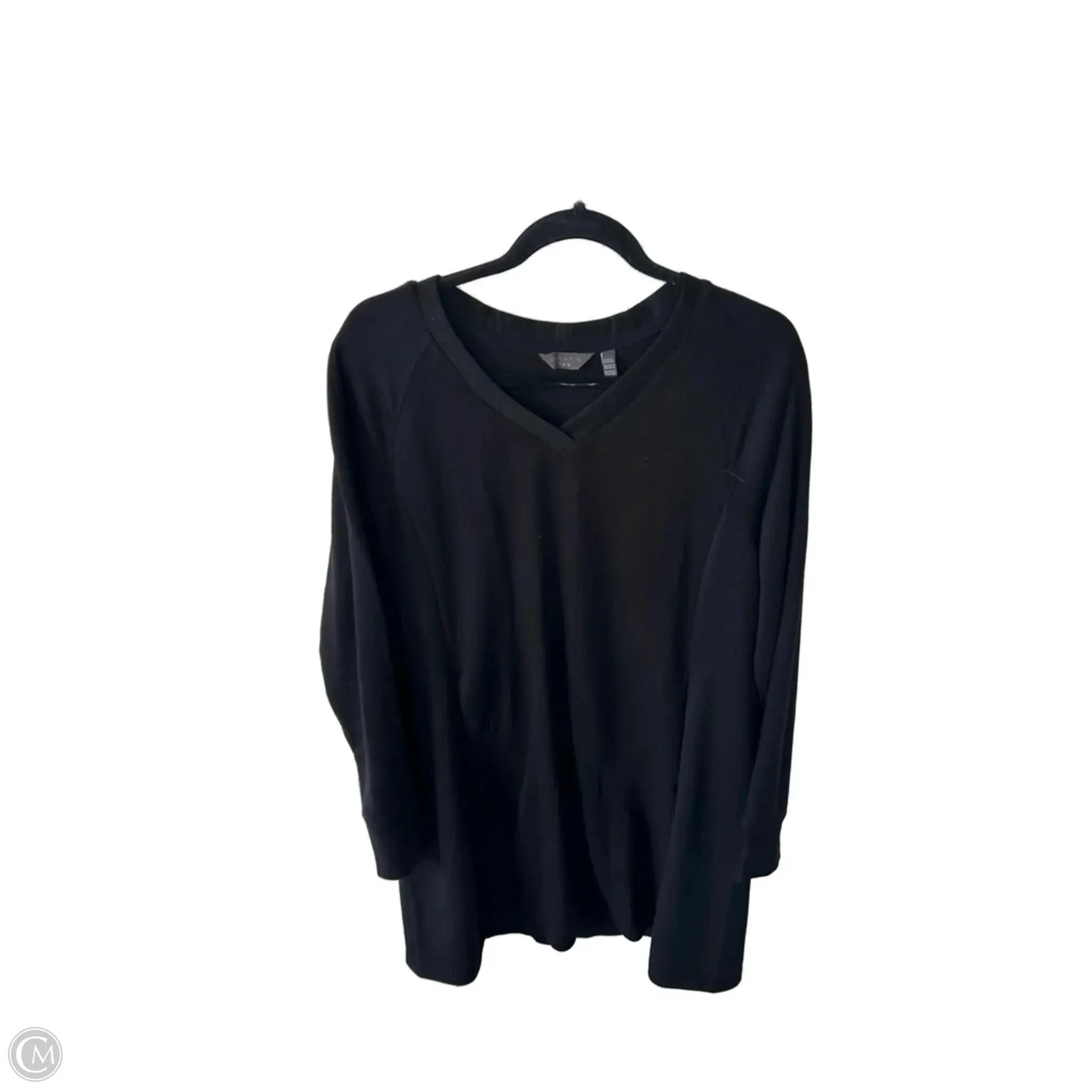 Sweatshirt Crewneck By Danskin In Black, Size: L Dance Light