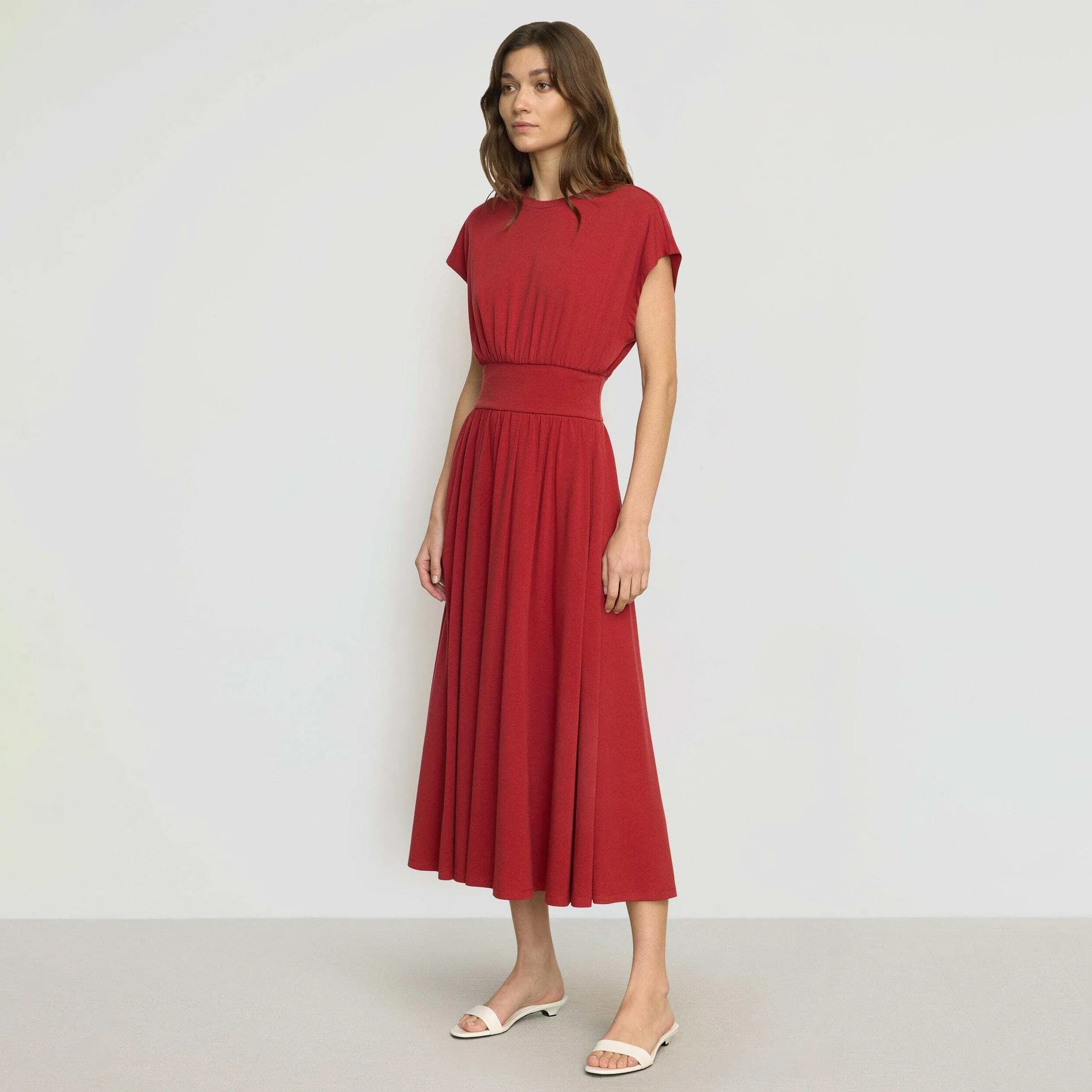 Prima Jersey Midi Dress EcoFriendlyTextiles