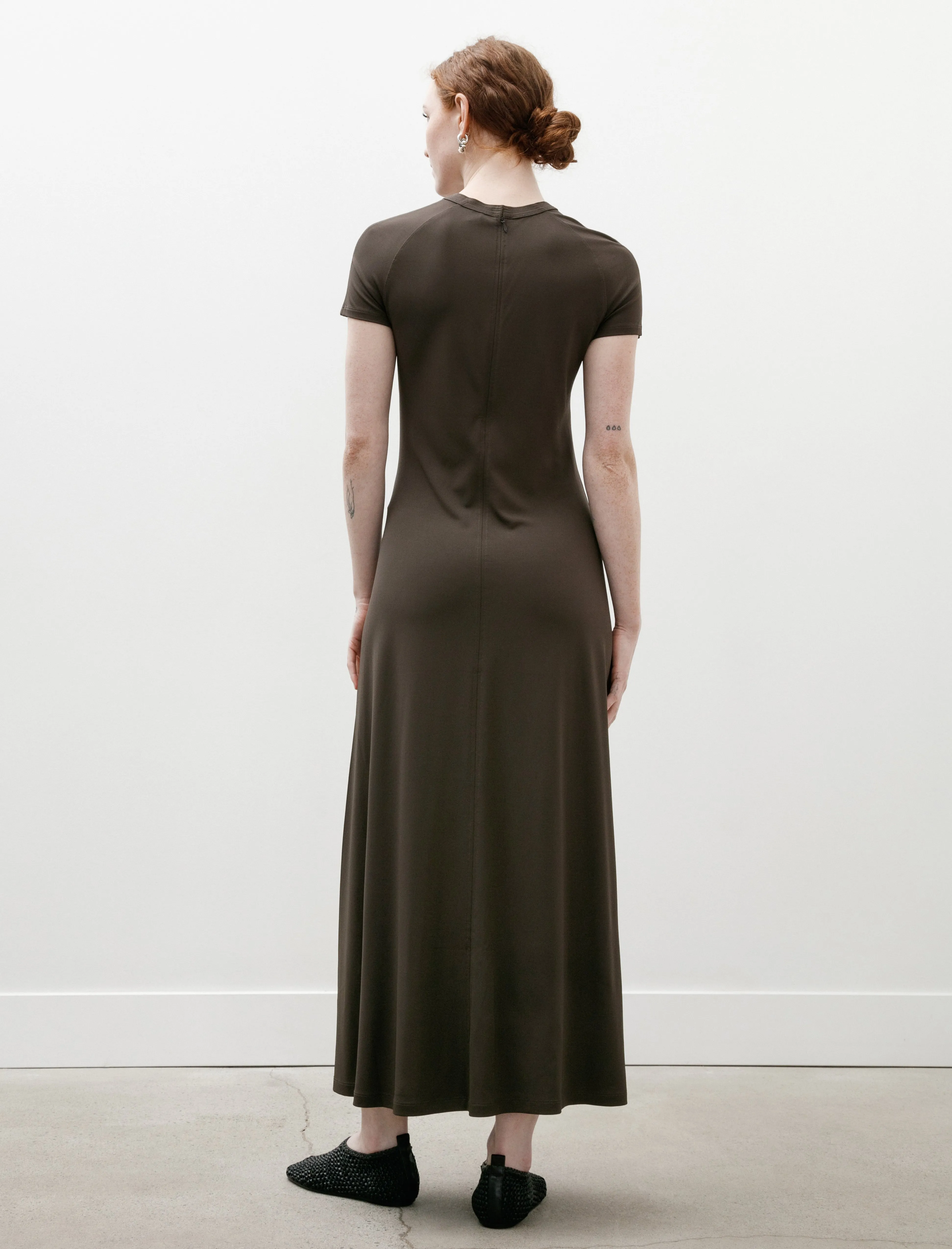 Fluid Jersey Dress Pepper Soft Touch