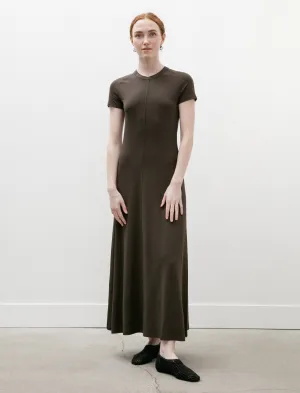 Simple Layering Fluid Jersey Dress Pepper