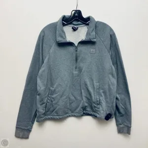 Run Core Fashionable Look Sweatshirt Collar By Under Armour In Grey, Size: Xl