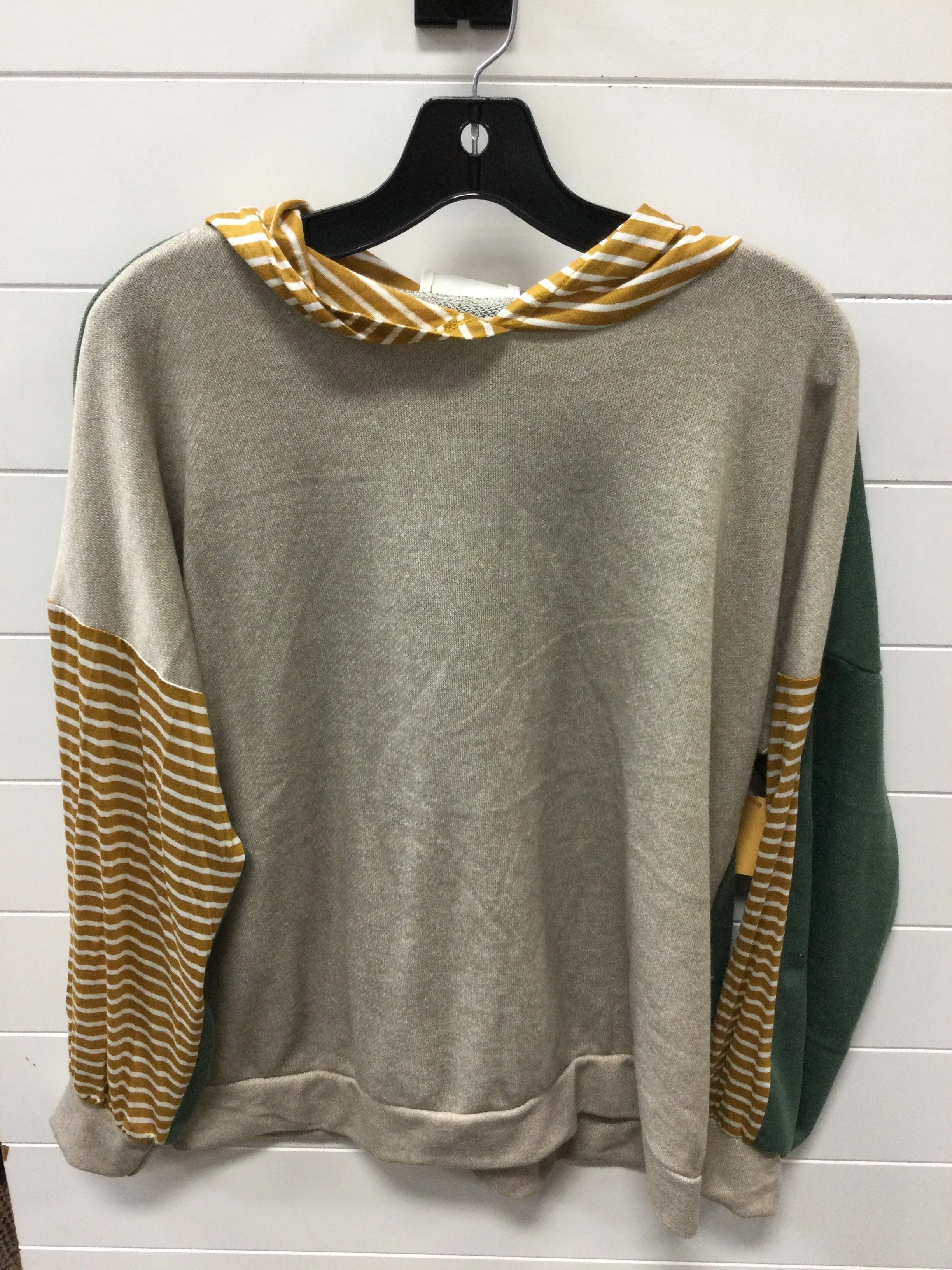 Sweatshirt Hoodie By Lovely Melody In Beige, Size:L NonIrritatingSeams