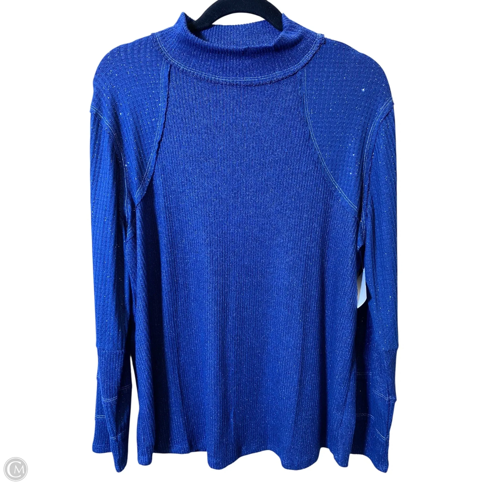 Sweatshirt Collar By Maurices In Navy, Size: 1x Busy Glow Dad Core