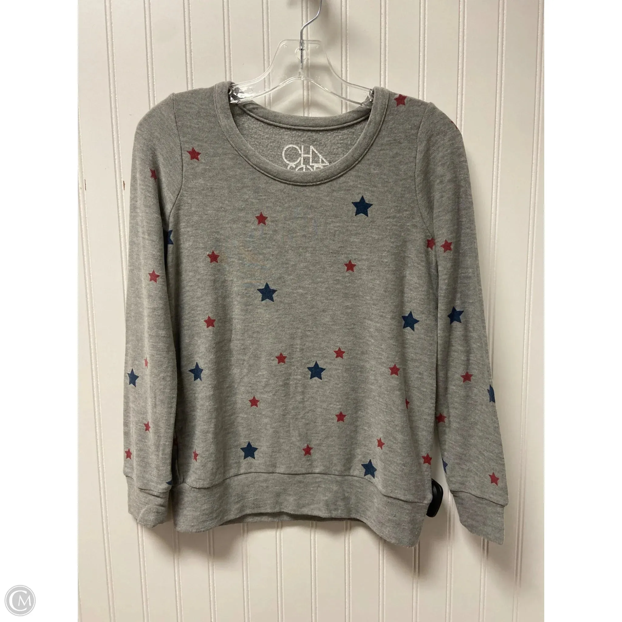 Sweatshirt Crewneck By Chaser In Grey, Size: Xs Lounge Gear Craft Edge