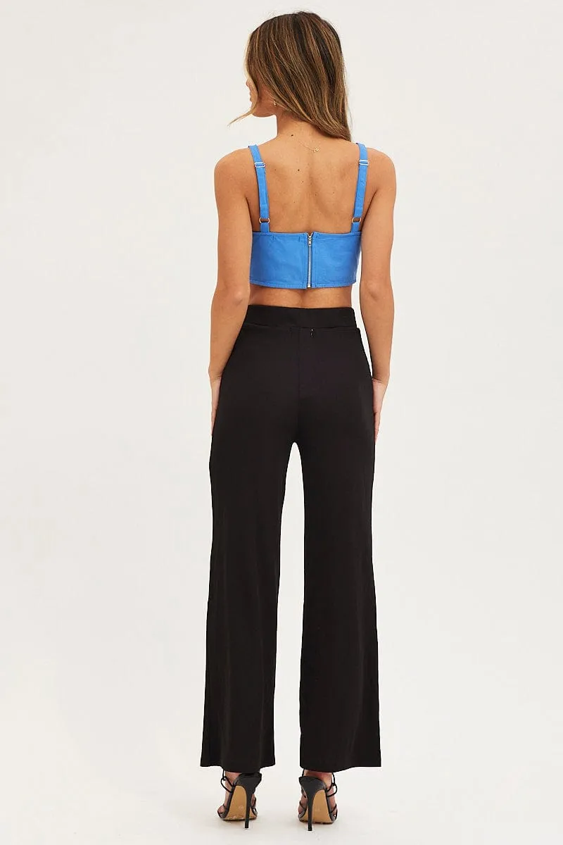 Urban Utility Quick Pack Black Flare Pants High Rise
