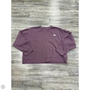 Sweatshirt Crewneck By The North Face In Mauve, Size: L Adjustable Hem
