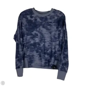 Reflective accents Athletic Sweatshirt Collar By Athleta In Blue, Size: S