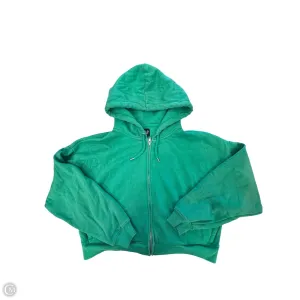 Sweatshirt Hoodie By Gap In Green, Size: Xs RecycledPolyester