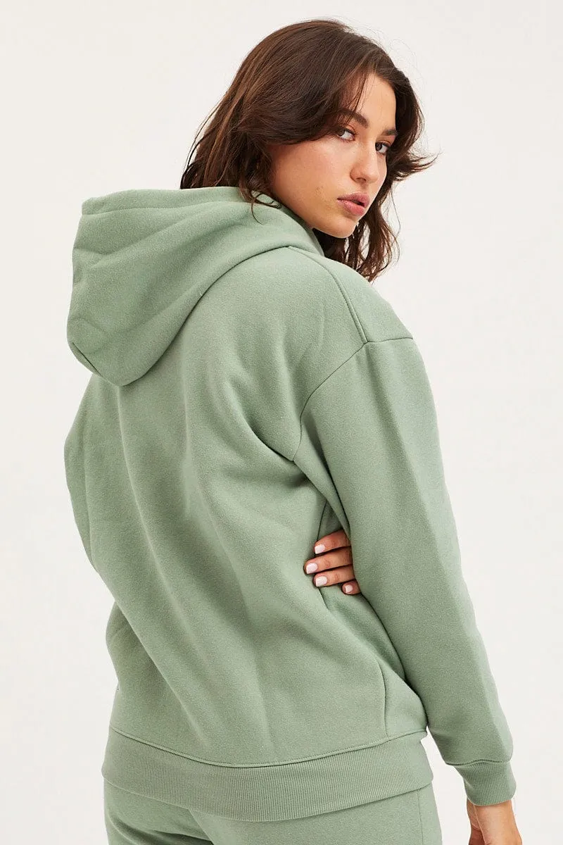 Green Unisex Sweatshirts Long Sleeve Oversized Hoodie Timeless Bold product mountain adventure spirit