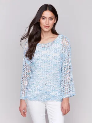 Tape Yarn Sweater - Bluebell Breathable fabric Fashion Essential