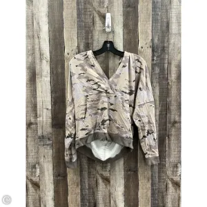 Travel Core Sweatshirt Hoodie By Mono B In Animal Print, Size: M