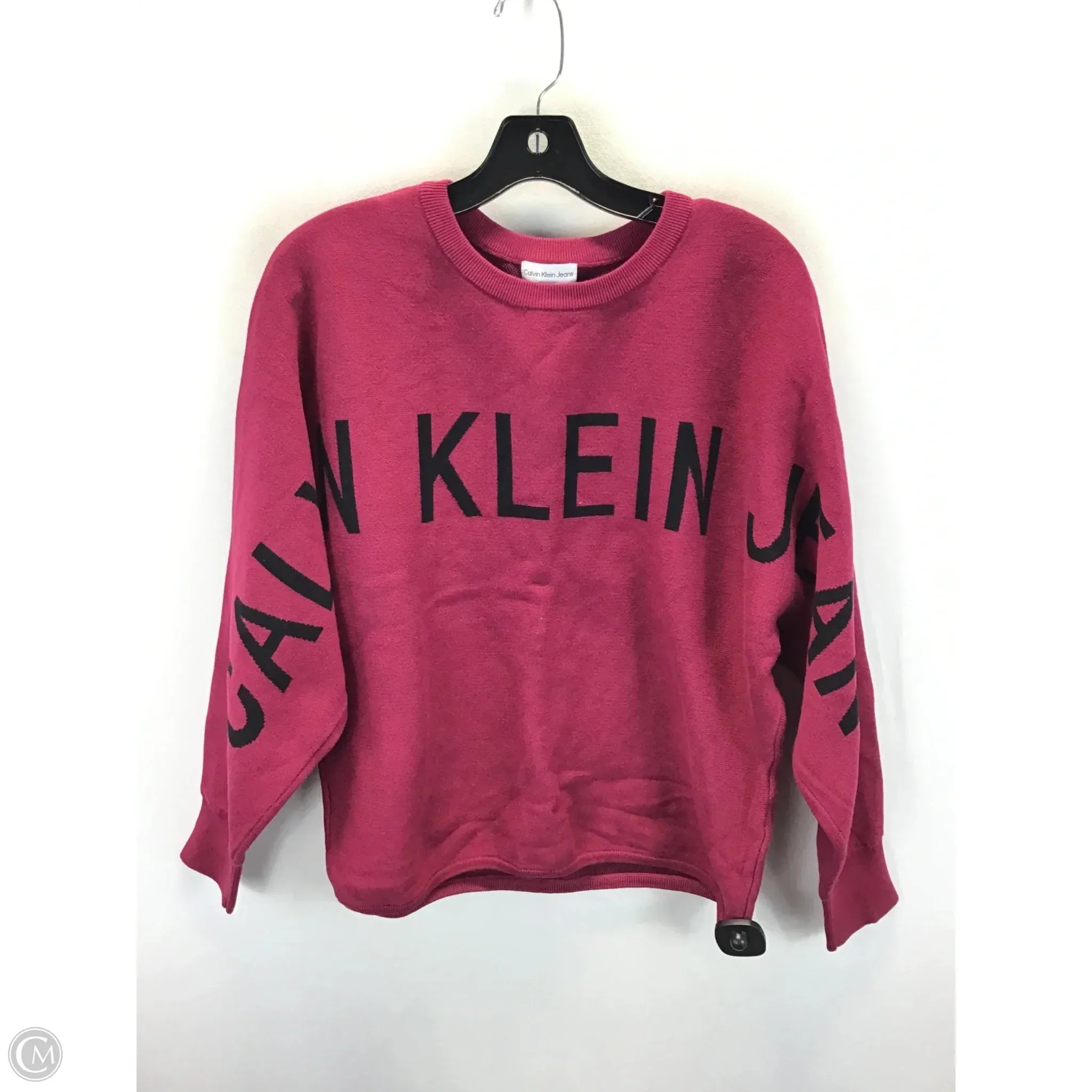 Sweatshirt Crewneck By Calvin Klein In Maroon, Size: L Mountain Cool OdorResistant Material