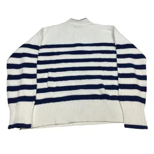 SnagFree Fabric Sweatshirt Collar By Lands End In Ivory, Size:Xl