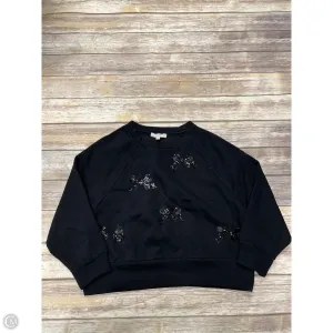 Sweatshirt Crewneck By Loft In Black, Size: M EcoDye Process