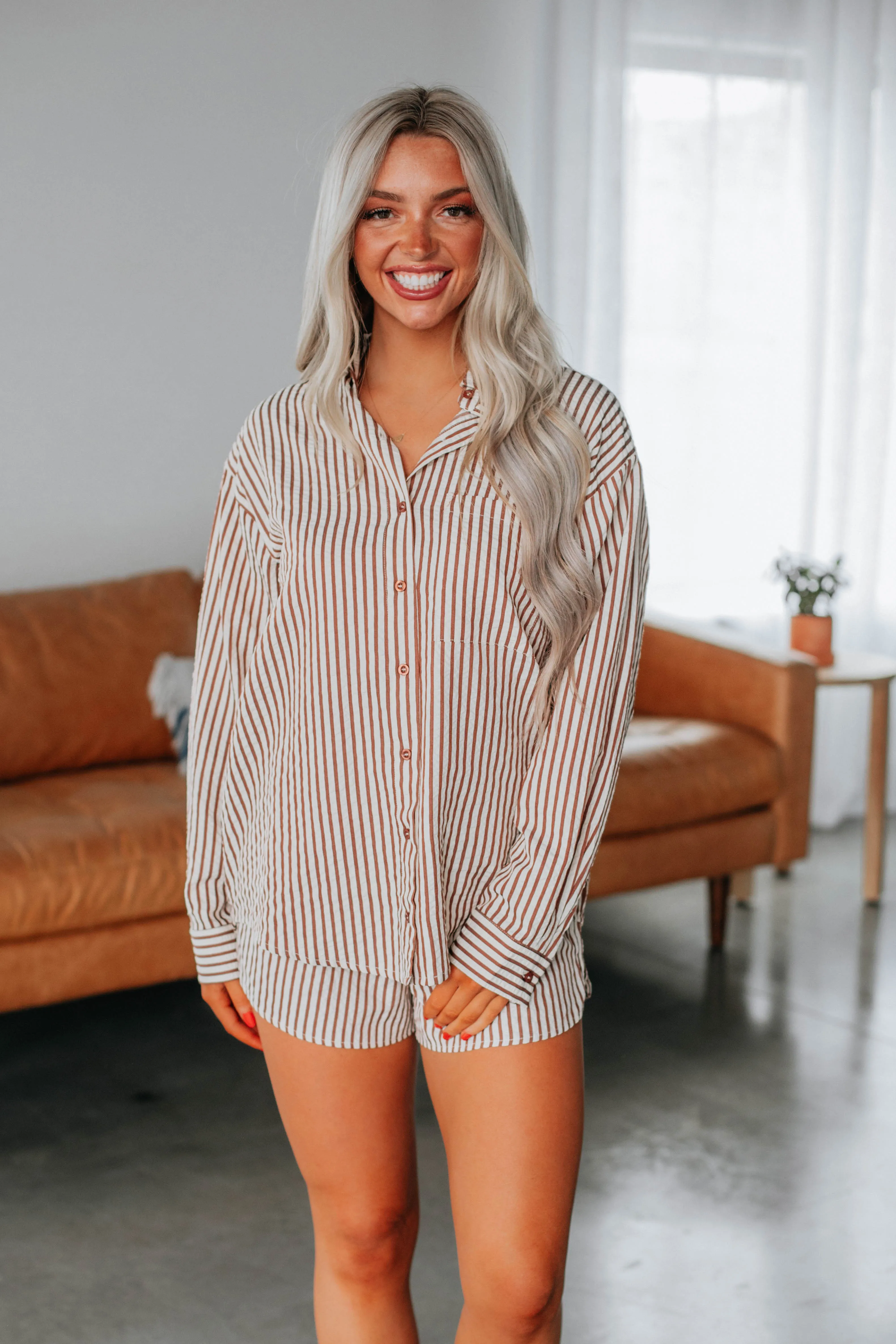 Reni Striped Shorts Stylish Shorts Urban Mood