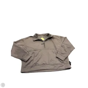 SustainableYarnBlend Sweatshirt Collar By Danskin In Brown, Size: Xl