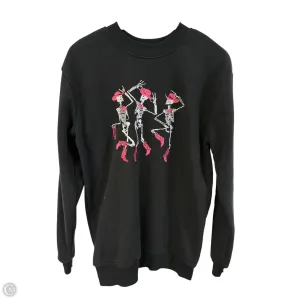Sweatshirt Crewneck By Clothes Mentor In Black, Size: M Casual Vibe AbrasionResistant Fabric