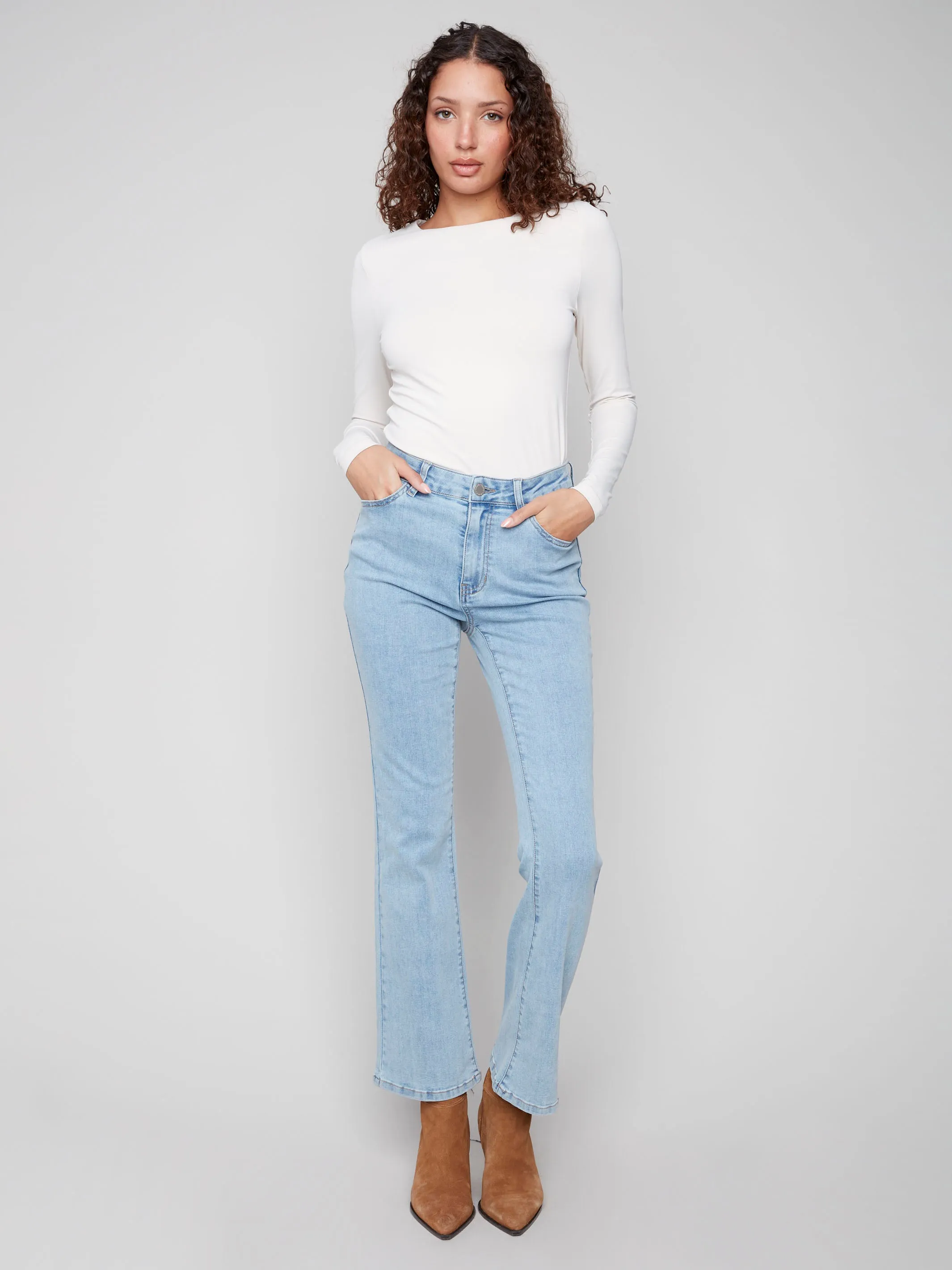 Celine Flare Leg Jeans - Light Blue Everyday Wear
