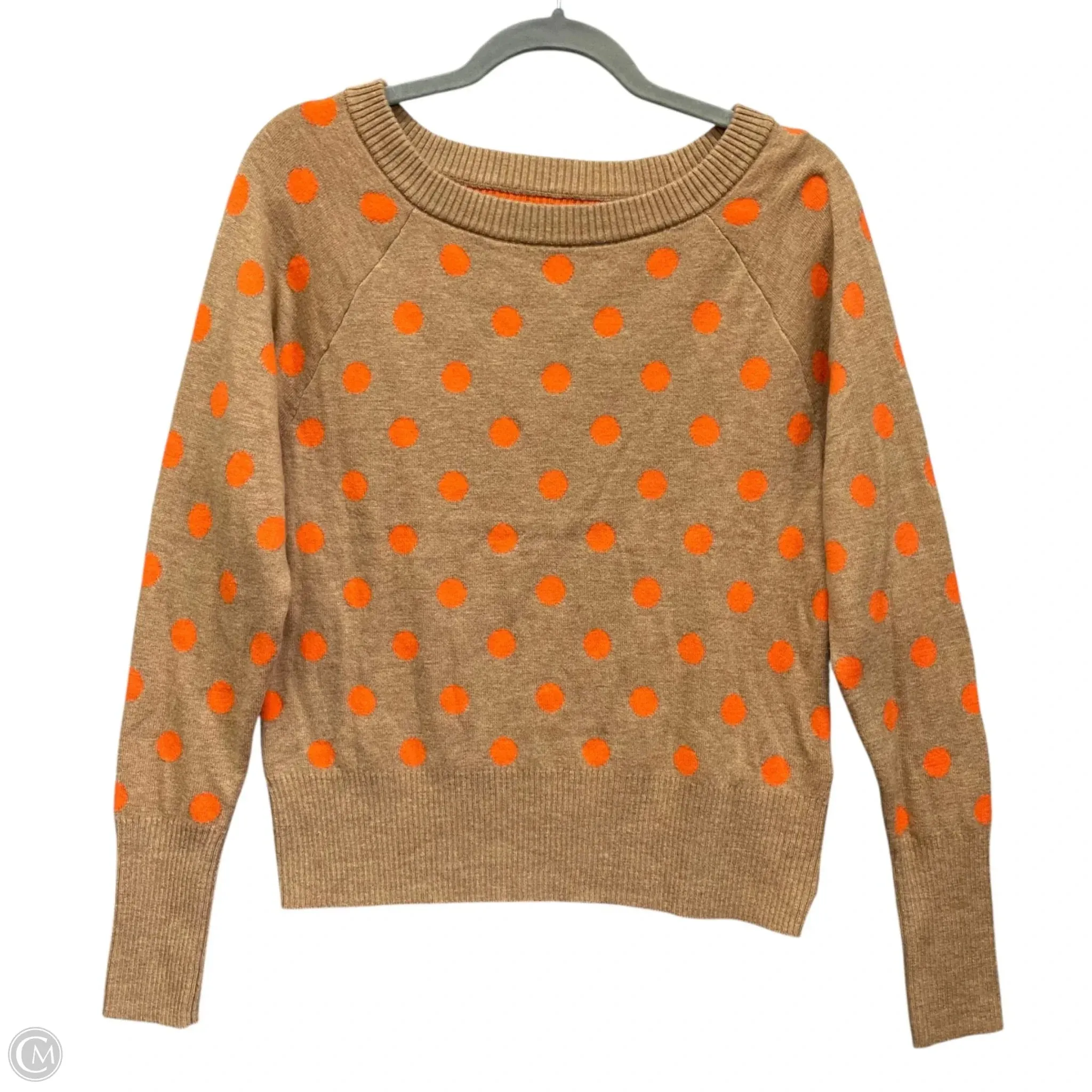 Sweatshirt Crewneck By Gap In Orange & Tan, Size: M FoldableDesign Comfortable Hoodie