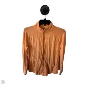 All weather FlexibleMaterial Sweatshirt Crewneck By Talbots In Orange, Size: Sp