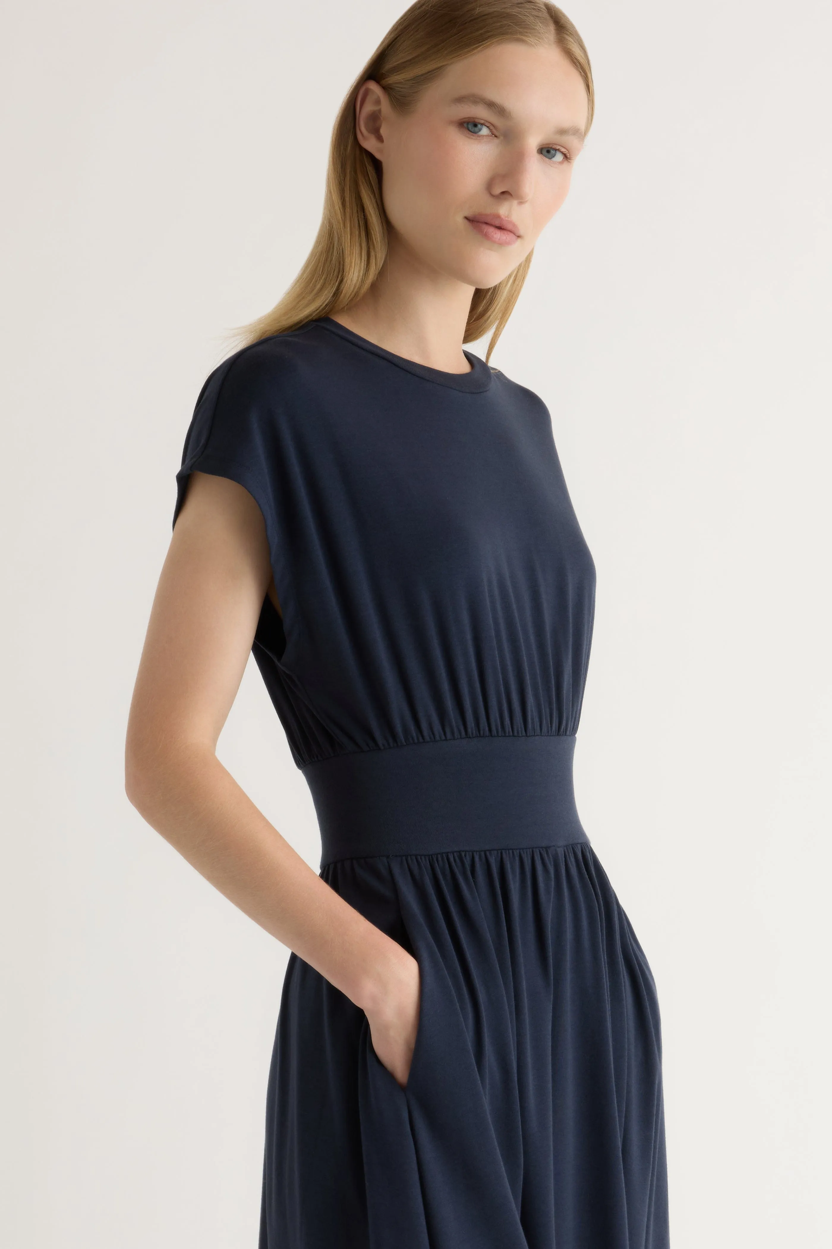 Movement Friendly Prima Jersey Midi Dress