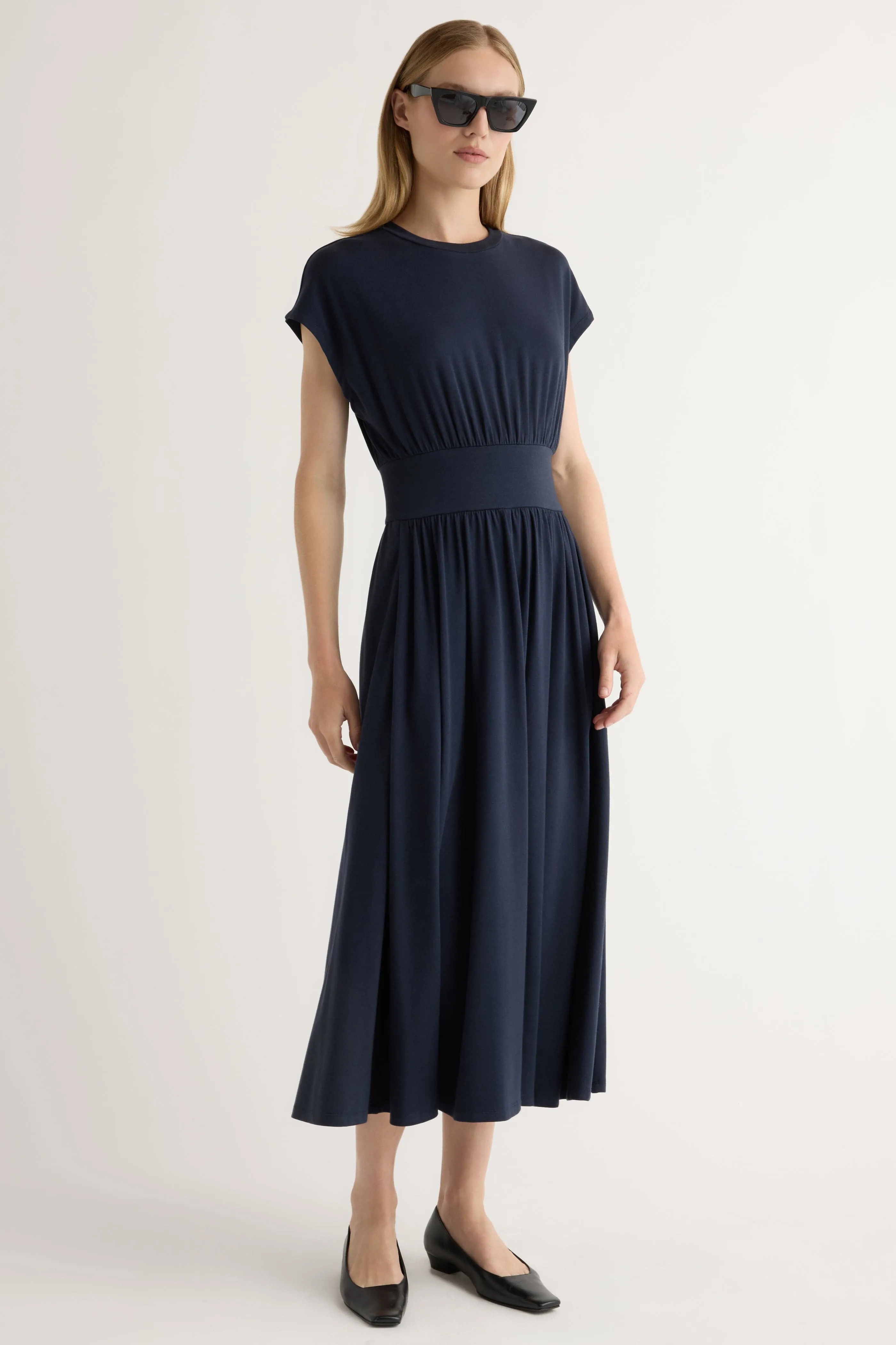Ergonomic Pattern Prima Jersey Midi Dress