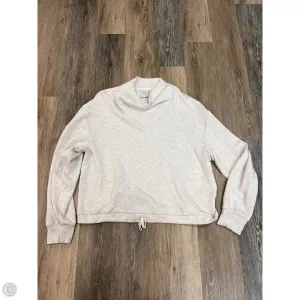Athletic Sweatshirt Collar By Varley In Cream, Size: L Spirit Core