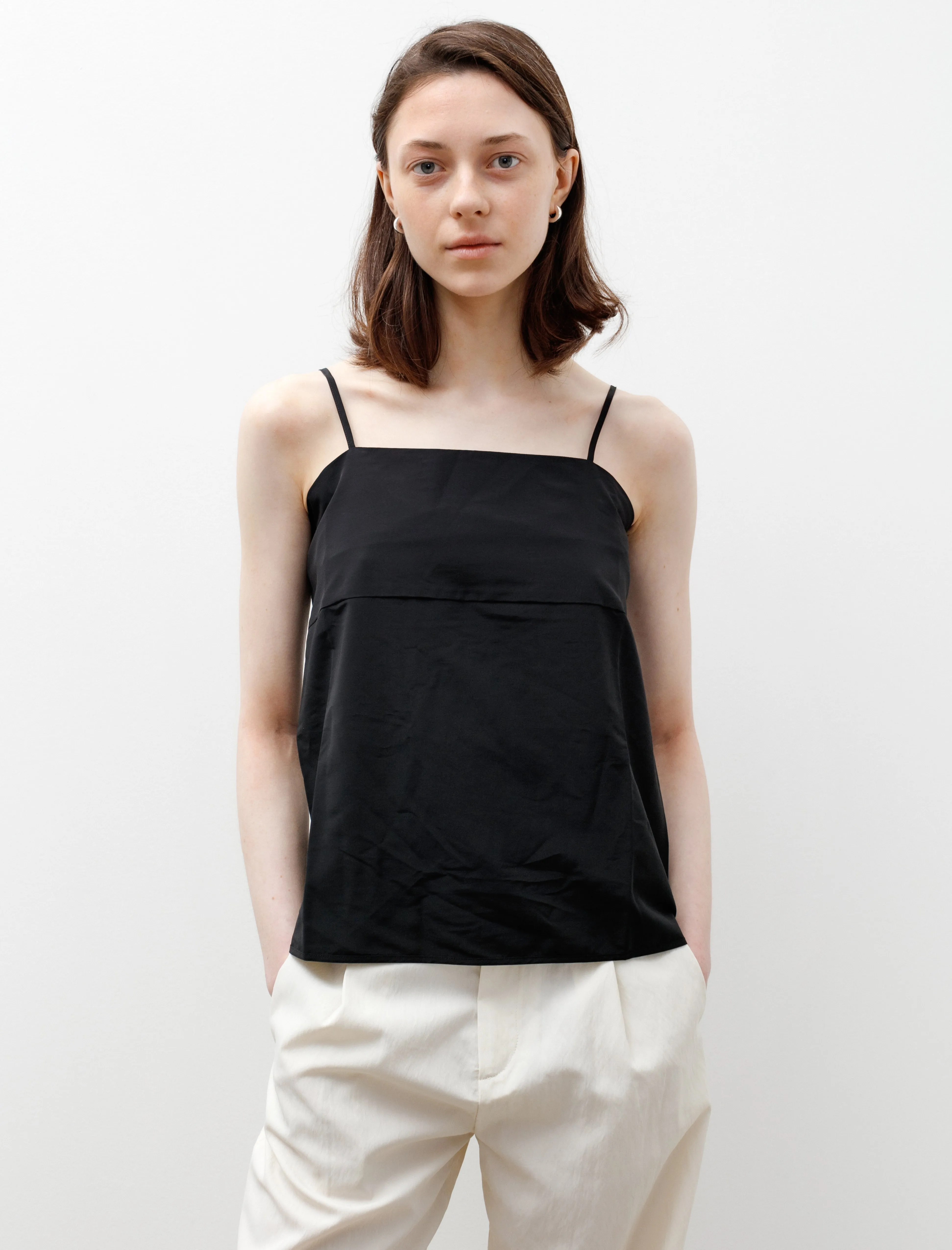 Strap Top Black Trendy Trousers