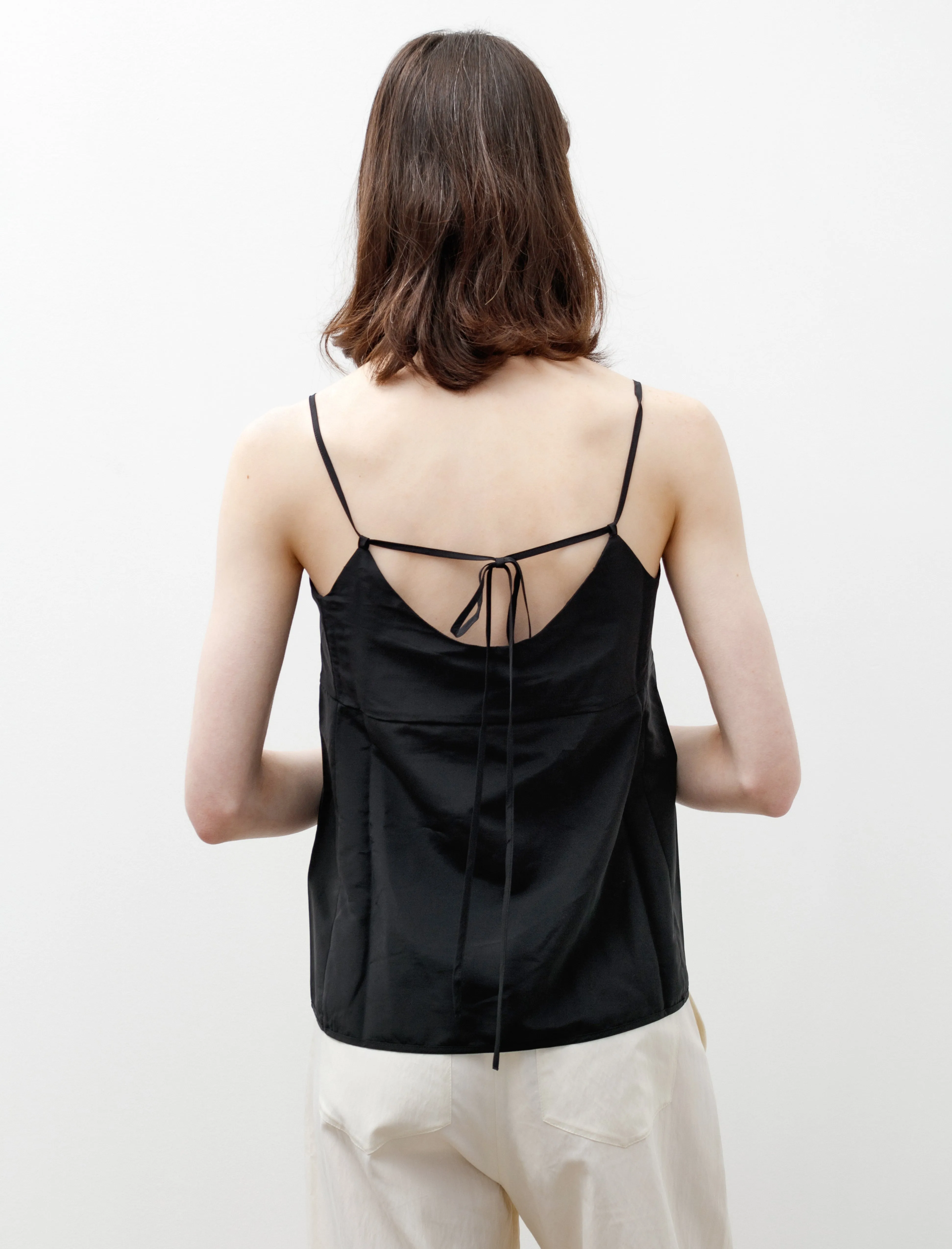 Sophisticated Style Strap Top Black