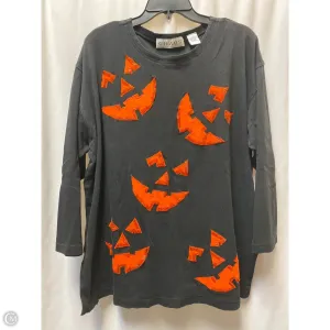 Sweatshirt Crewneck By Chaus In Black, Size: 2x Flex Fit Translucent Soul