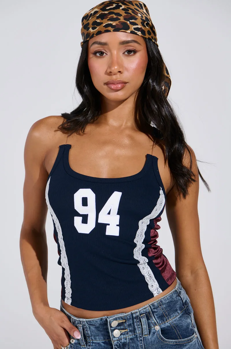 Stay Flexible Layer Smooth JESSICA RAZER BACK TOP