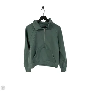 Lightweight insulation Data Mode Sweatshirt Collar By Danskin In Teal, Size: L