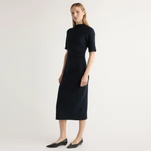 Evie Ribbed-Knit Jersey Dress Cozy clothing Comfort sleepwear