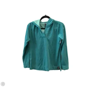 Sweatshirt Hoodie By Gaiam In Green, Size: S Warm Outerwear Layer Light