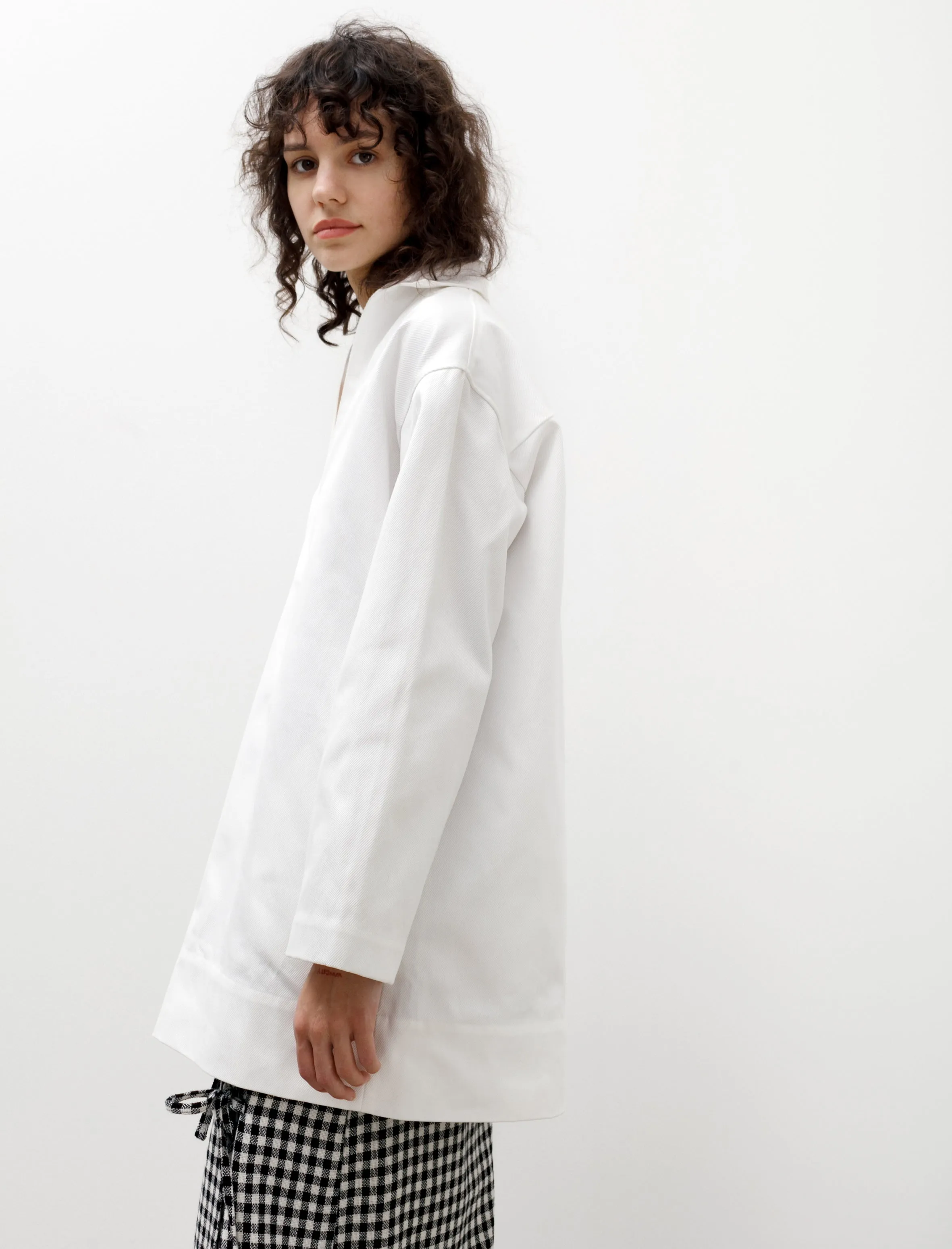 Neat Edge MultiFunctional Pockets Marine Medium Dress White