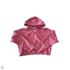 Athletic Sweatshirt Hoodie By Adidas In Pink, Size: S Relaxing Design MoistureWicking Fabric
