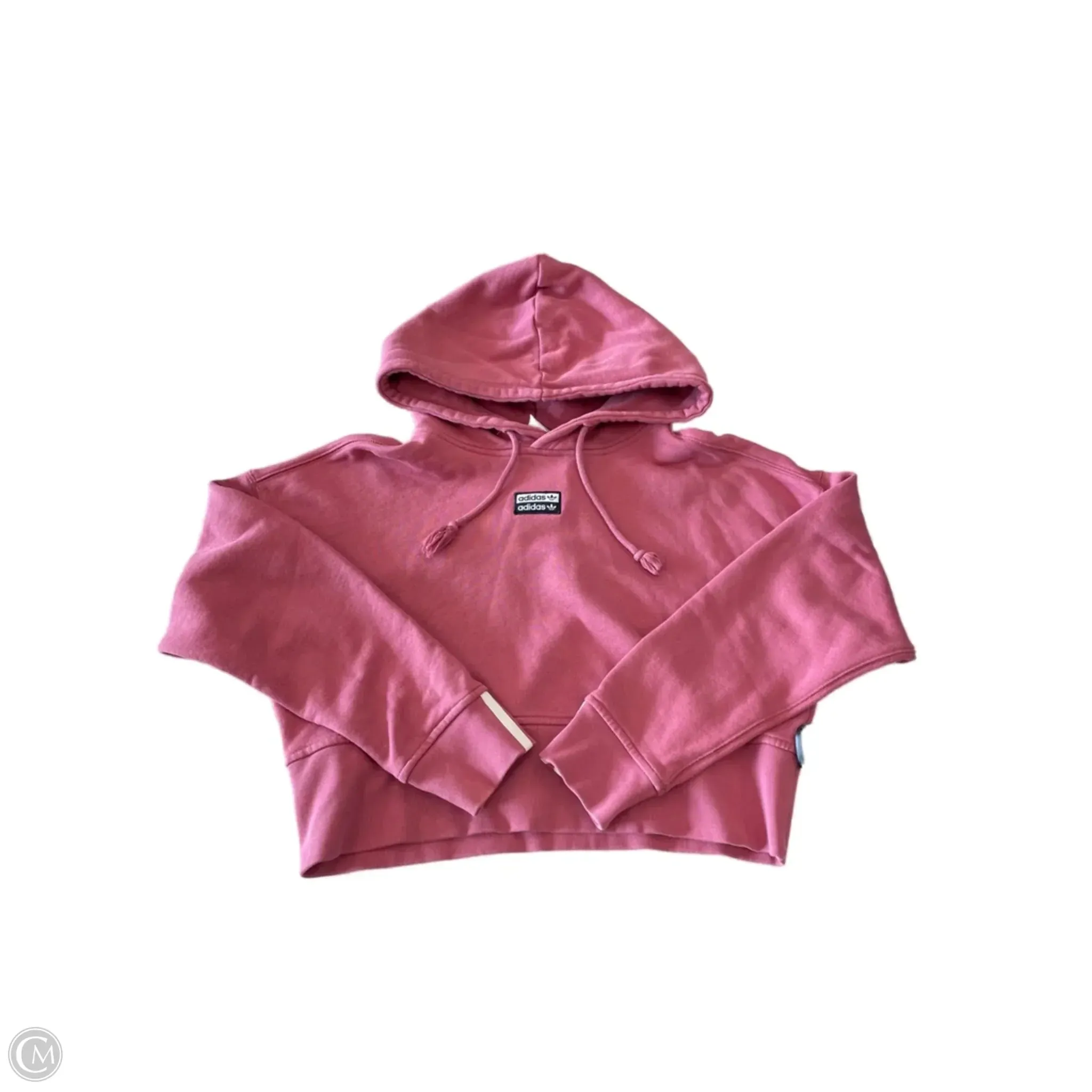 Athletic Sweatshirt Hoodie By Adidas In Pink, Size: S Relaxing Design MoistureWicking Fabric