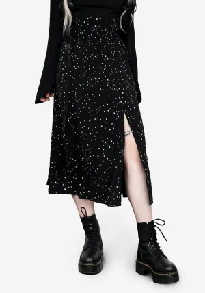 Celestial Midaxi Skirt Daily Favorite Smooth Edging