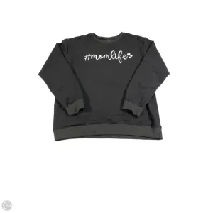 Sweatshirt Crewneck By Cme In Black, Size: S ZeroWasteProduction Classic Wear