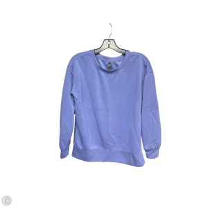 Easy Layering Opaque Tone Athletic Sweatshirt Crewneck By Mondetta In Blue, Size: S