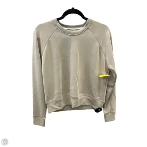 Sweatshirt Crewneck By Fundamentals In Tan, Size: S Night Out Functional Fit