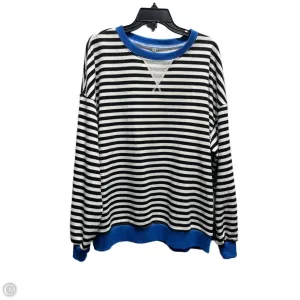 Sweatshirt Hoodie By Clothes Mentor In Black & White, Size: Xl SustainableProduction Travel Proof